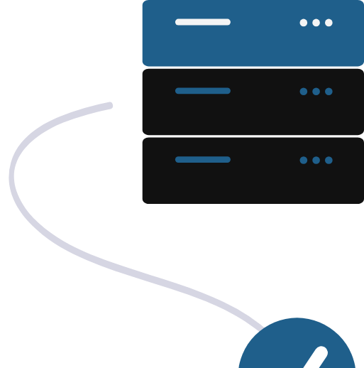 Pythonでインフラの自動化を進めるイラスト